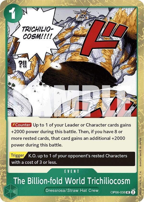 The Billion-fold World Trichiliocosm (Jolly Roger Foil) - OP06-038 - Premium Booster -The Best- (PRB-01)