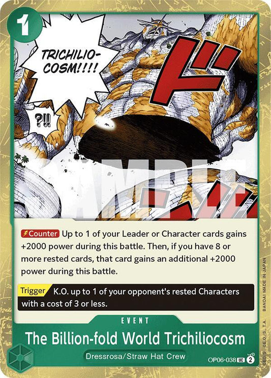 The Billion-fold World Trichiliocosm (Jolly Roger Foil) - OP06-038 - Premium Booster -The Best- (PRB-01)