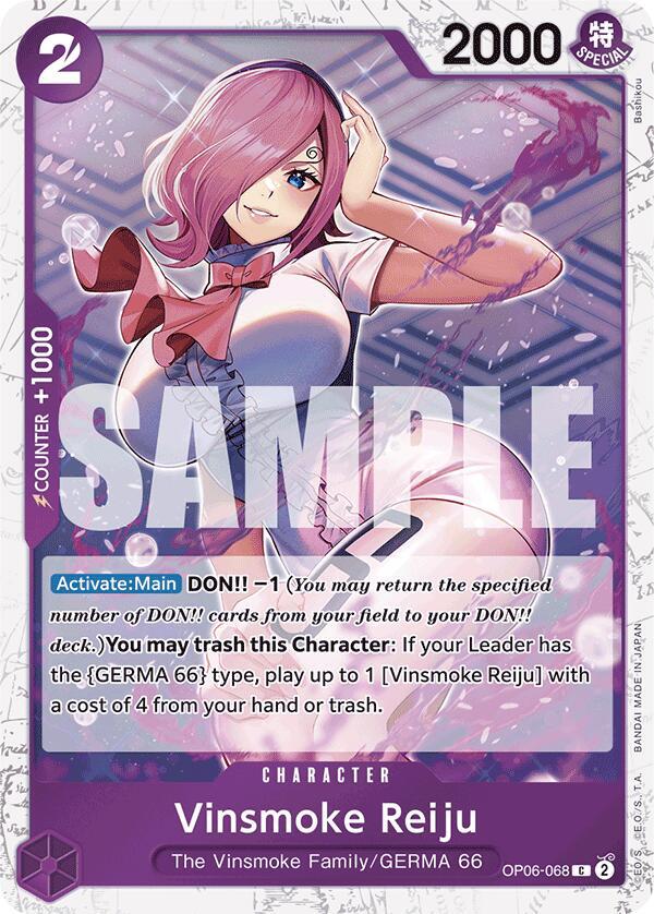 Vinsmoke Reiju (OP06-068) (Jolly Roger Foil) - OP06-068 - Premium Booster -The Best- (PRB-01)