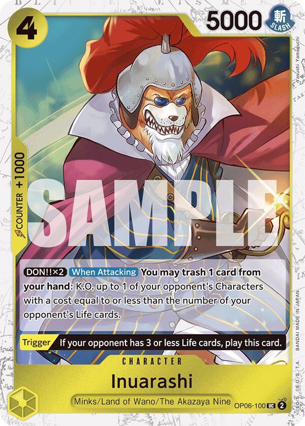 Inuarashi (Jolly Roger Foil) - OP06-100 - Premium Booster -The Best- (PRB-01)