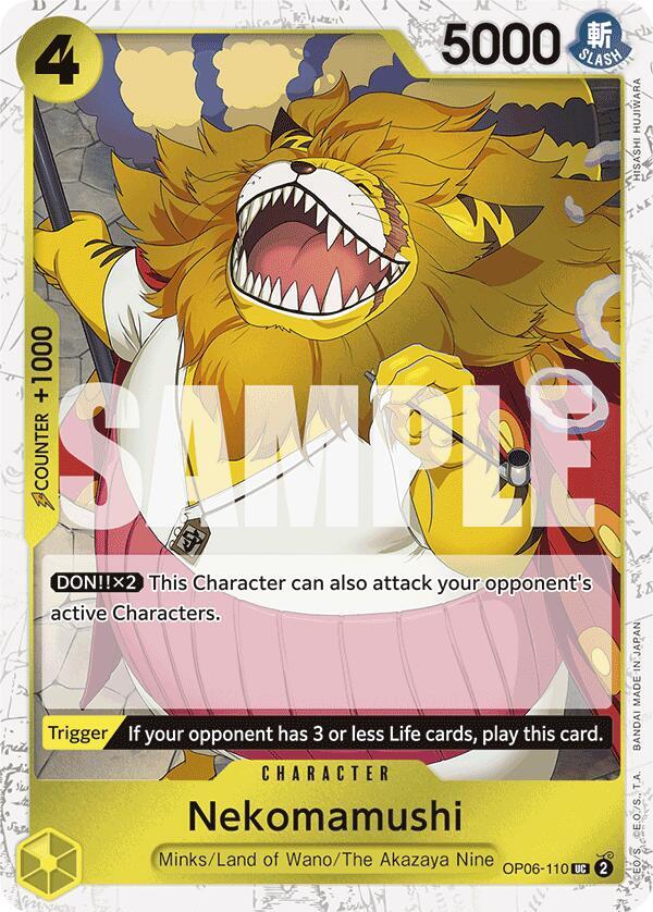 Nekomamushi (Jolly Roger Foil) - OP06-110 - Premium Booster -The Best- (PRB-01)