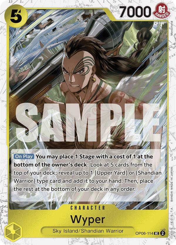 Wyper (Jolly Roger Foil) - OP06-114 - Premium Booster -The Best- (PRB-01)