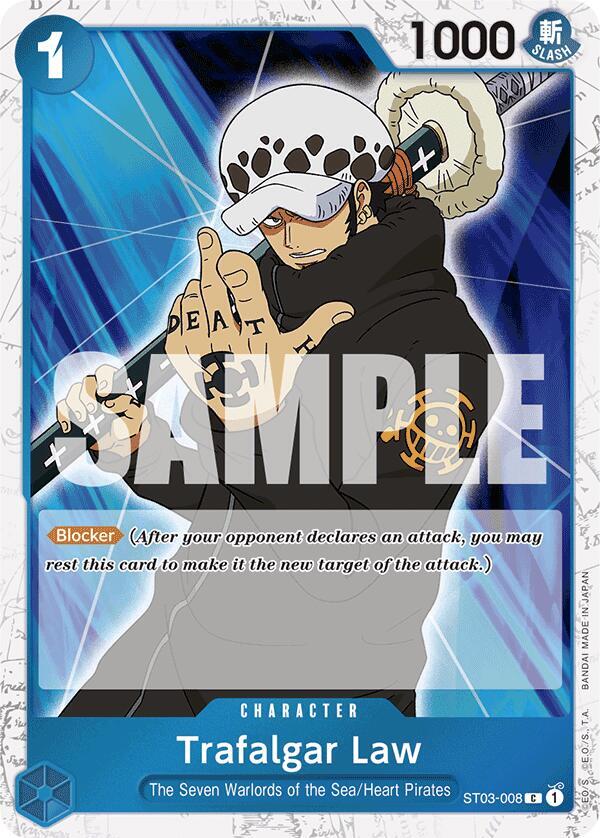 Trafalgar Law (ST03-008) (Jolly Roger Foil) - ST03-008 - Premium Booster -The Best- (PRB-01)