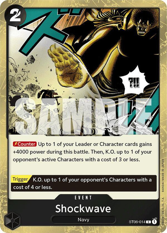 Shockwave (Jolly Roger Foil) - ST06-014 - Premium Booster -The Best- (PRB-01)