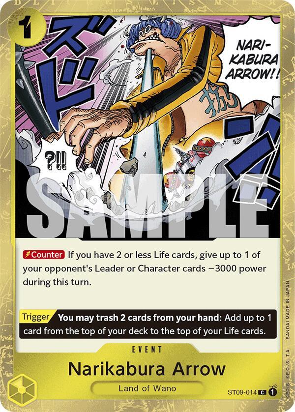 Narikabura Arrow (Jolly Roger Foil) - ST09-014 - Premium Booster -The Best- (PRB-01)
