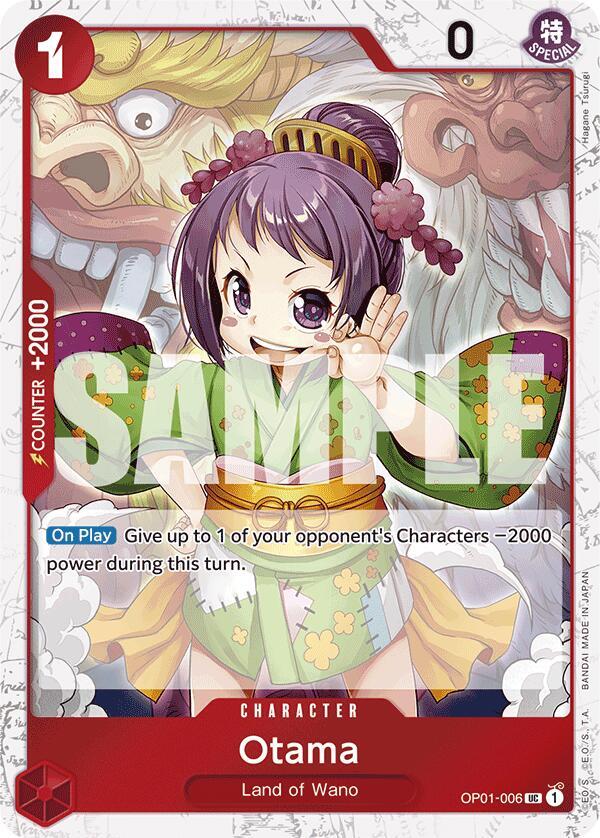 Otama (Jolly Roger Foil) - OP01-006 - Premium Booster -The Best- (PRB-01)