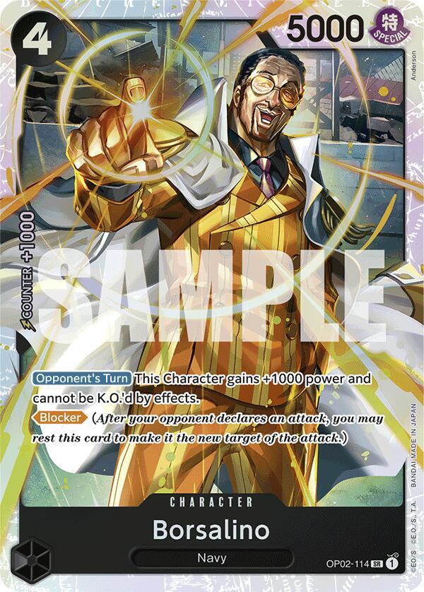 Borsalino (Reprint) - OP02-114 - Premium Booster -The Best- (PRB-01)