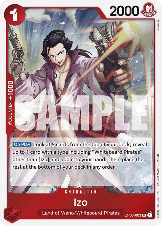 Izo (OP03-003) (Reprint) - OP03-003 - Premium Booster -The Best- (PRB-01)