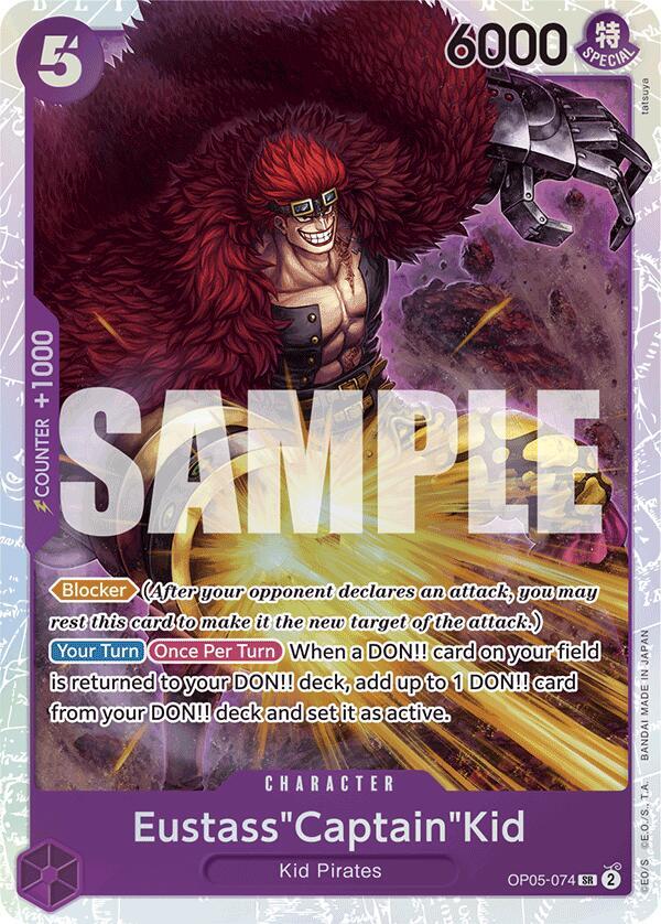 Eustass"Captain"Kid (Reprint) - OP05-074 - Premium Booster -The Best- (PRB-01)