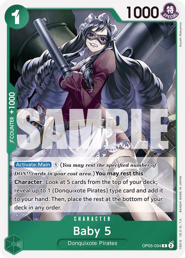Baby 5 (OP05-034) (Reprint) - OP05-034 - Premium Booster -The Best- (PRB-01)