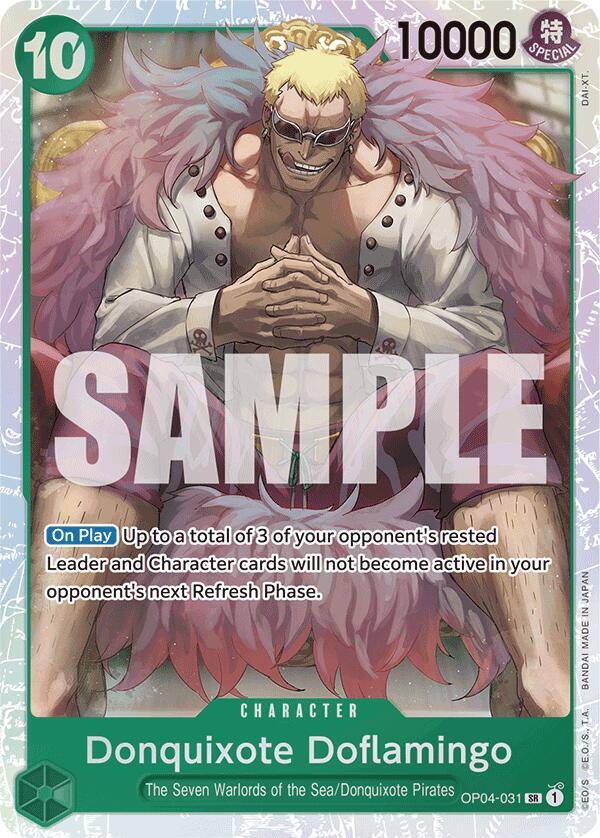 Donquixote Doflamingo (Reprint) - OP04-031 - Premium Booster -The Best- (PRB-01)