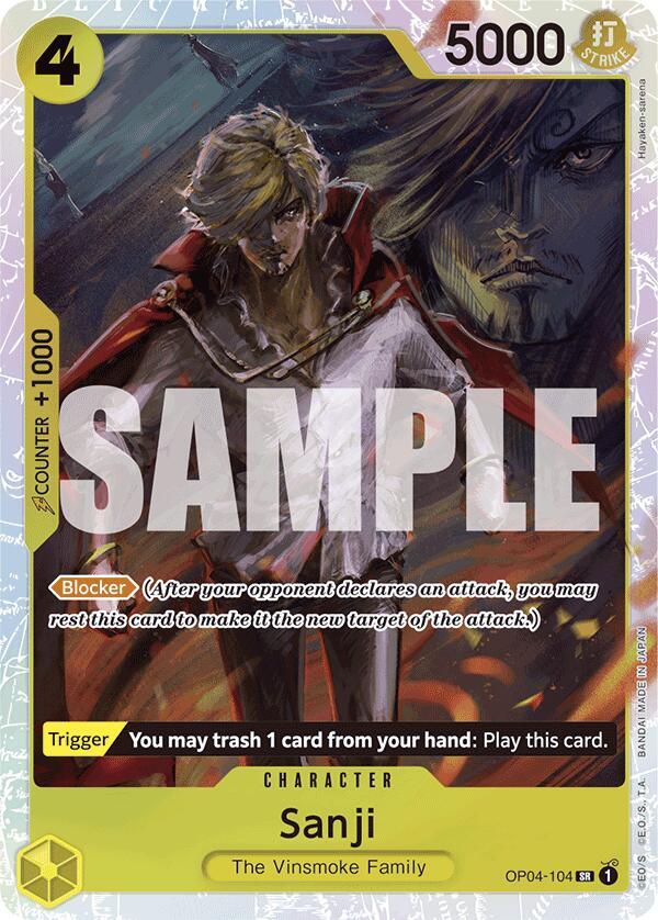 Sanji (Reprint) - OP04-104 - Premium Booster -The Best- (PRB-01)