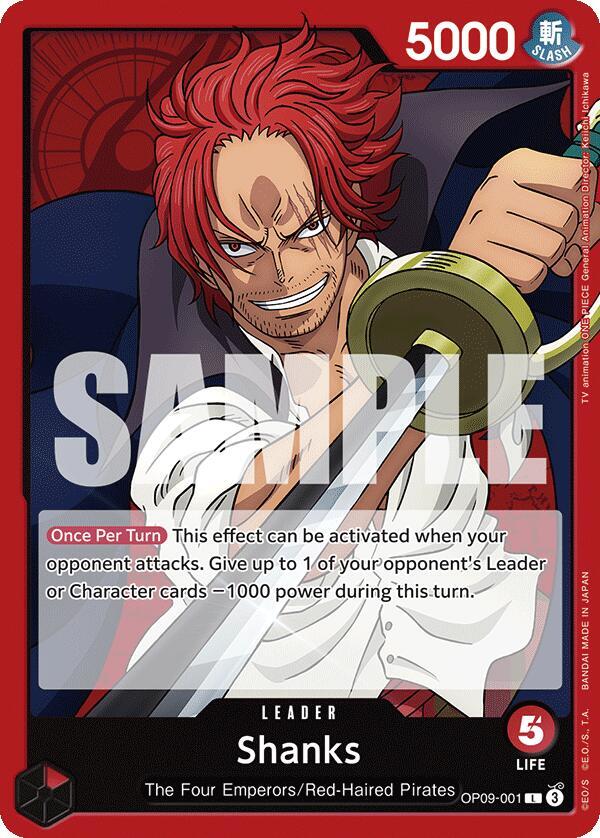 Shanks (001) - OP09-001 - Emperors in the New World (OP09) - Normal