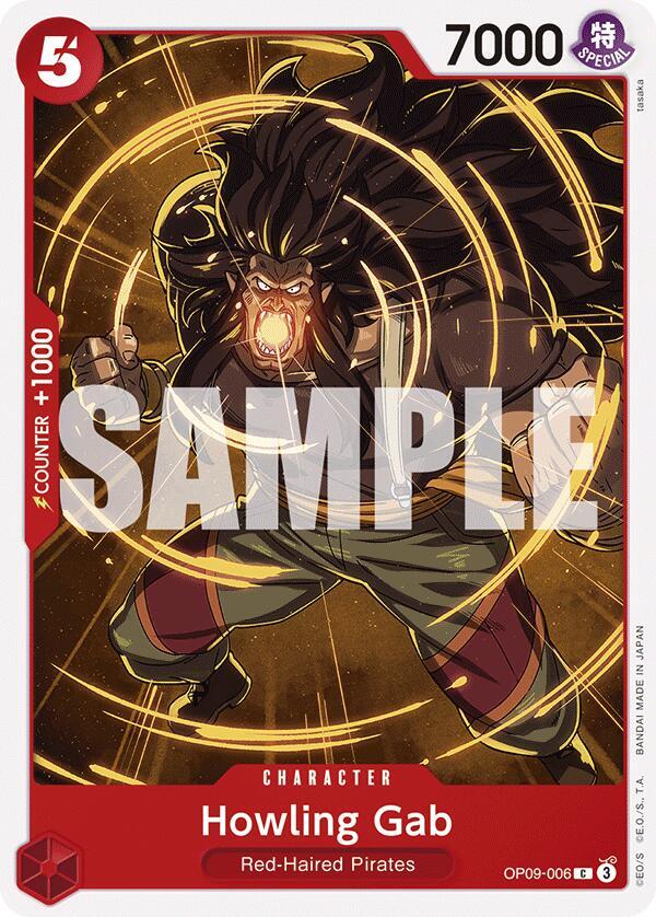 Howling Gab - OP09-006 - Emperors in the New World (OP09) - Normal