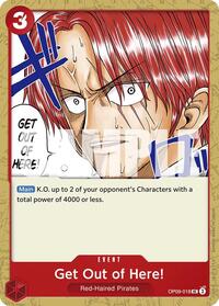 Get Out of Here! - OP09-018 - Emperors in the New World (OP09) - Normal