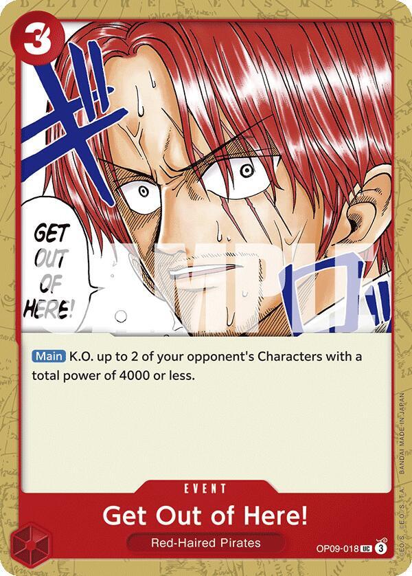 Get Out of Here! - OP09-018 - Emperors in the New World (OP09) - Normal
