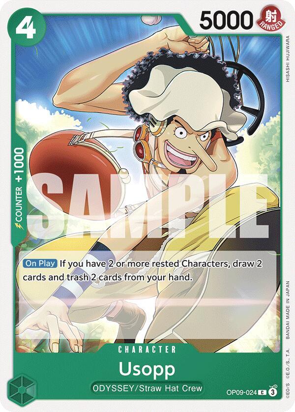 Usopp (024) - OP09-024 - Emperors in the New World (OP09) - Normal