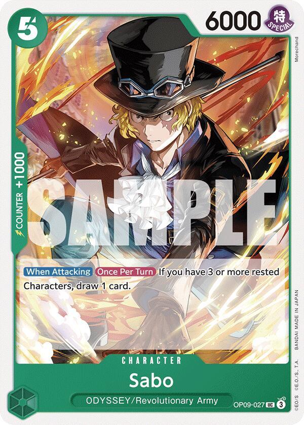 Sabo (027) - OP09-027 - Emperors in the New World (OP09) - Normal
