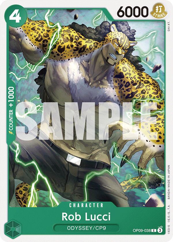 Rob Lucci (038) - OP09-038 - Emperors in the New World (OP09) - Normal