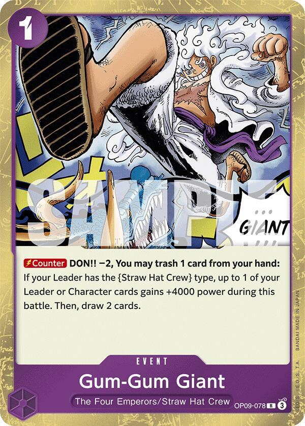 Gum-Gum Giant - OP09-078 - Emperors in the New World (OP09)