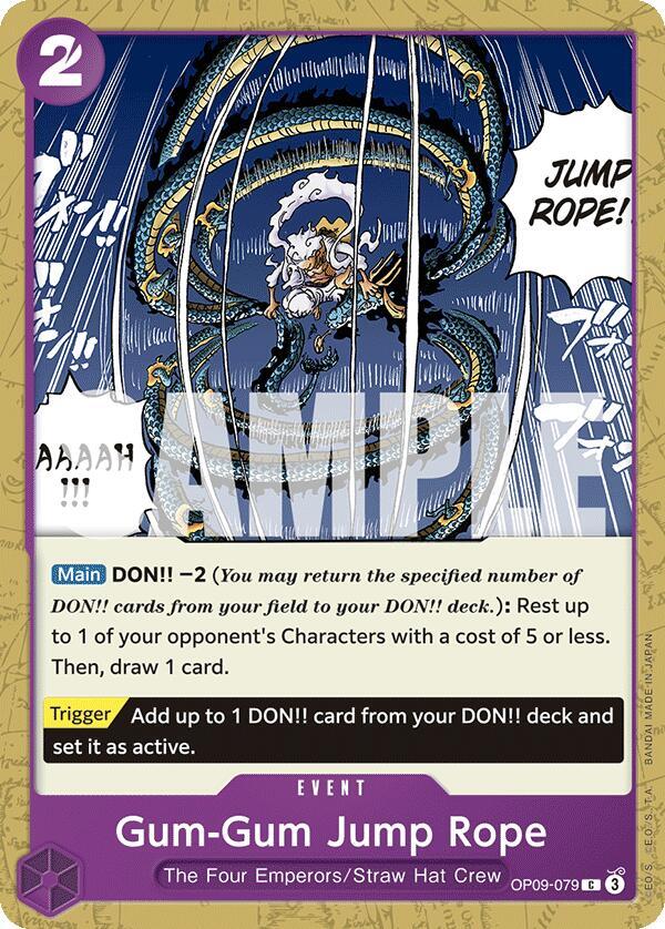 Gum-Gum Jump Rope - OP09-079 - Emperors in the New World (OP09) - Normal
