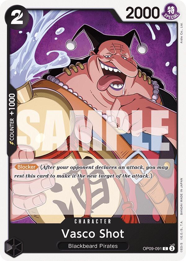 Vasco Shot - OP09-091 - Emperors in the New World (OP09) - Normal