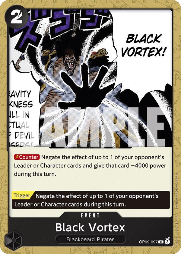 Black Vortex - OP09-097 - Emperors in the New World (OP09) - Normal