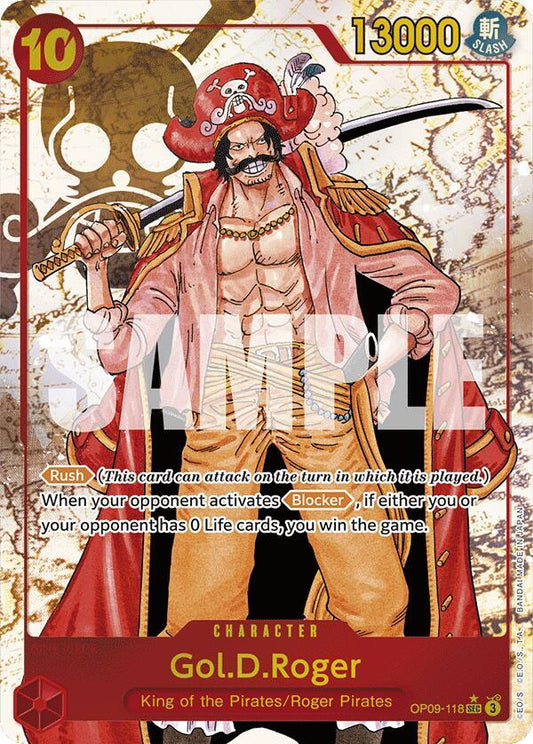 Gol.D.Roger (Alternate Art) - OP09-118 - Emperors in the New World (OP09)