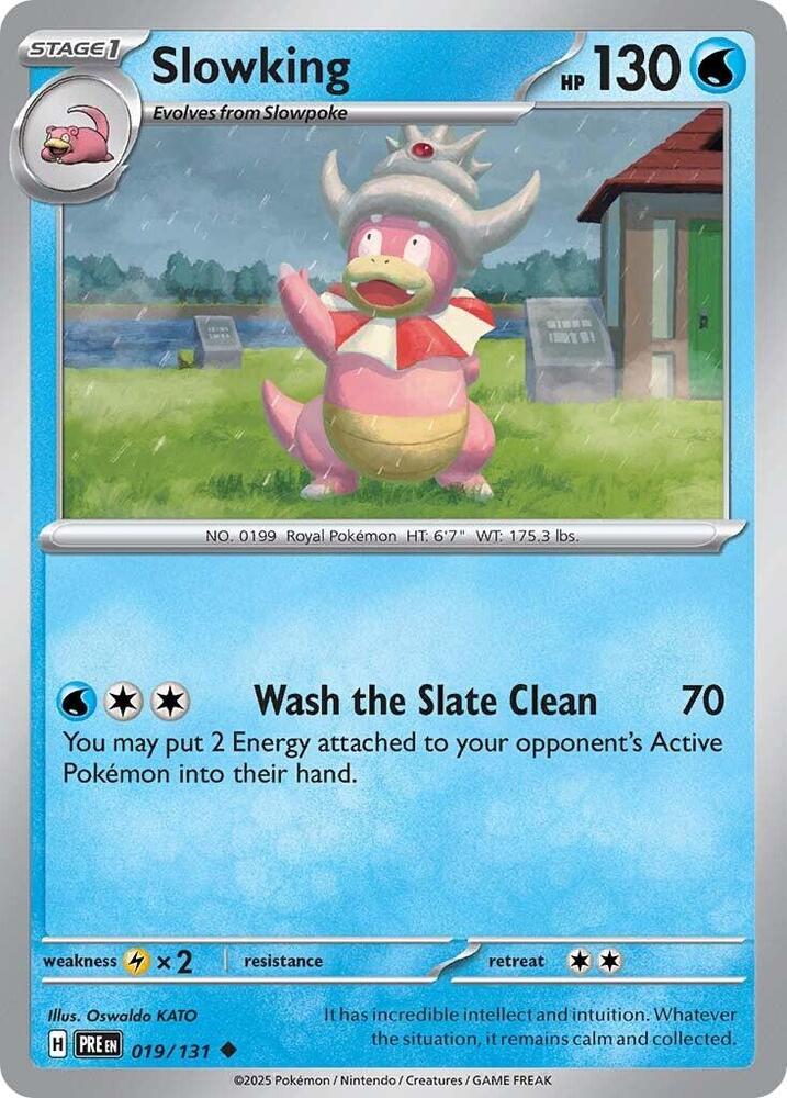 Slowking - 019/131 - SV: Prismatic Evolutions (PRE) - Reverse Holofoil - Pokemon TCG Card