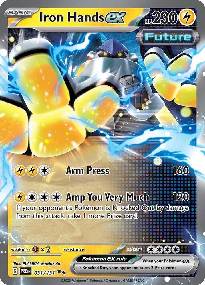 Iron Hands ex - 031/131 - SV: Prismatic Evolutions (PRE) - Double Rare