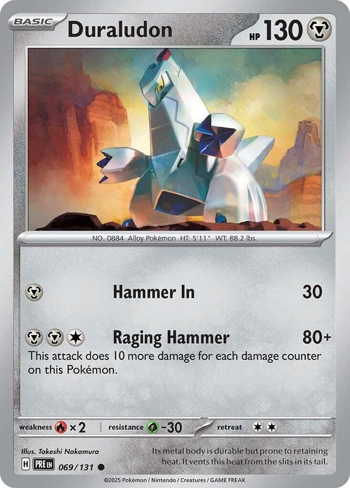 Duraludon - 069/131 - SV: Prismatic Evolutions (PRE) - Normal - Pokemon TCG Card