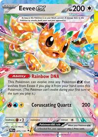 Eevee ex - 075/131 - SV: Prismatic Evolutions (PRE) - Double Rare