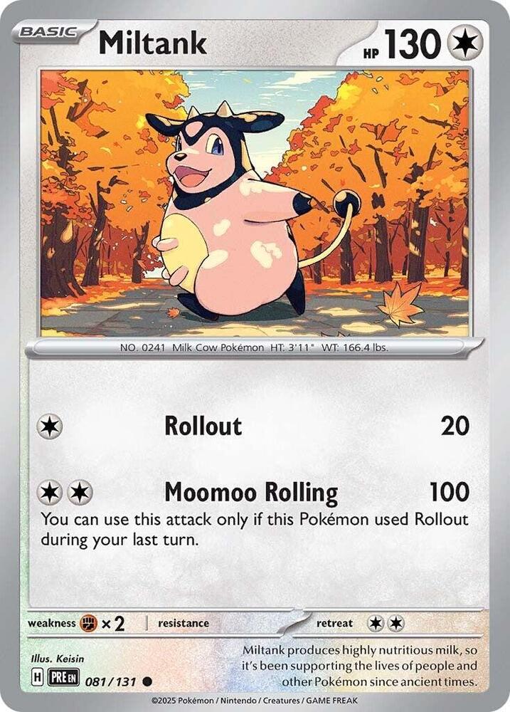 Miltank - 081/131 - SV: Prismatic Evolutions (PRE) - Normal - Pokemon TCG Card