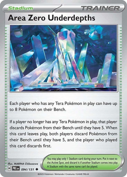 Area Zero Underdepths - 094/131 - SV: Prismatic Evolutions (PRE) - Reverse Holofoil - Pokemon TCG Card