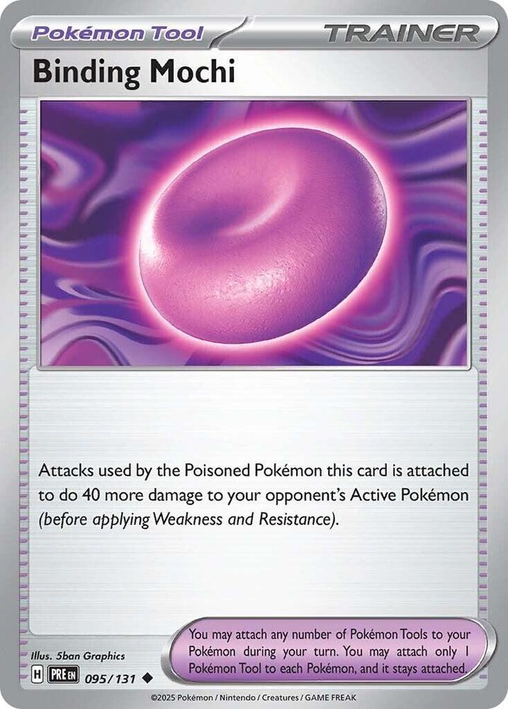 Binding Mochi - 095/131 - SV: Prismatic Evolutions (PRE) - Normal - Pokemon TCG Card
