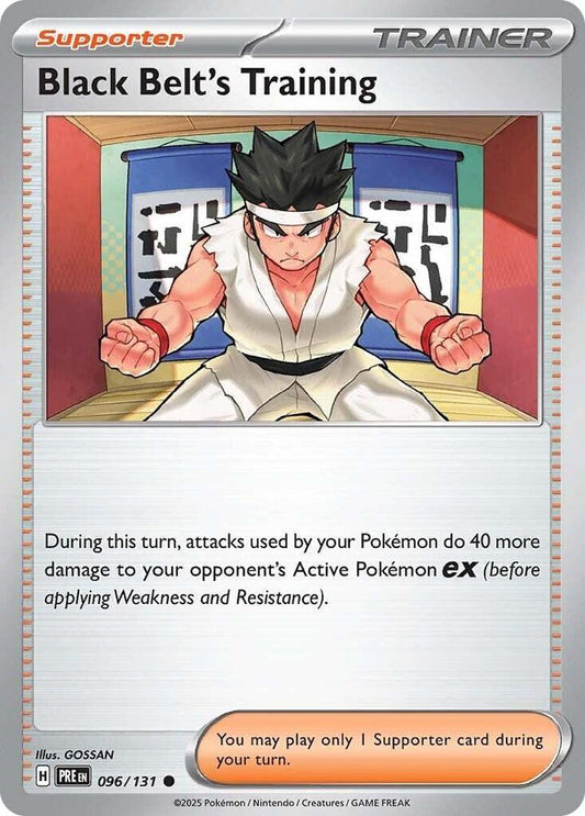 Black Belt's Training - 096/131 - SV: Prismatic Evolutions (PRE) - Common - Normal - Pokemon TCG Card