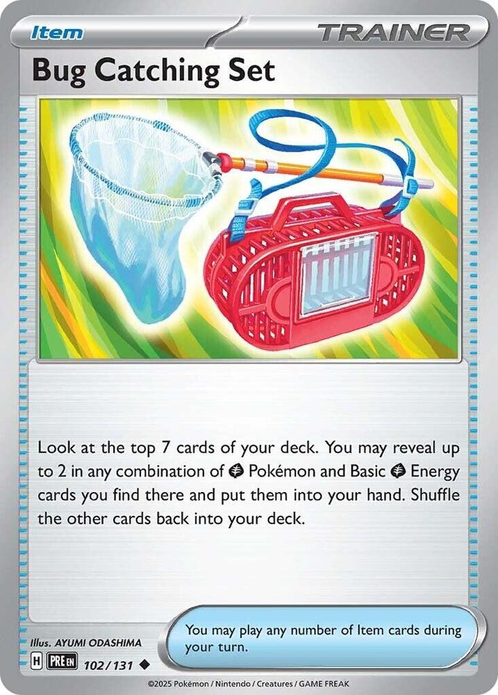Bug Catching Set - 102/131 - SV: Prismatic Evolutions (PRE) - Normal - Pokemon TCG Card