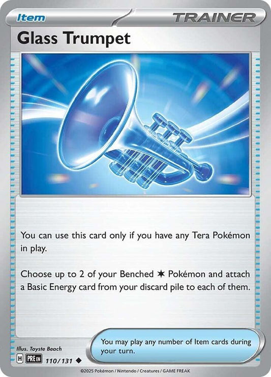Glass Trumpet - 110/131 - SV: Prismatic Evolutions (PRE) - Normal - Pokemon TCG Card