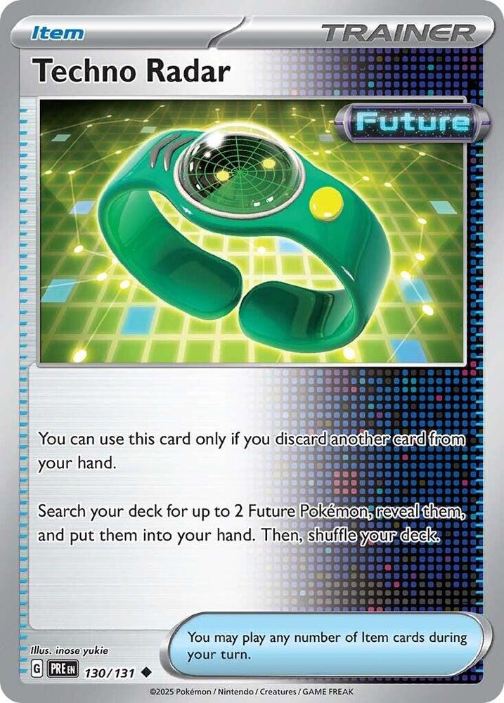 Techno Radar - 130/131 - SV: Prismatic Evolutions (PRE) - Normal - Pokemon TCG Card