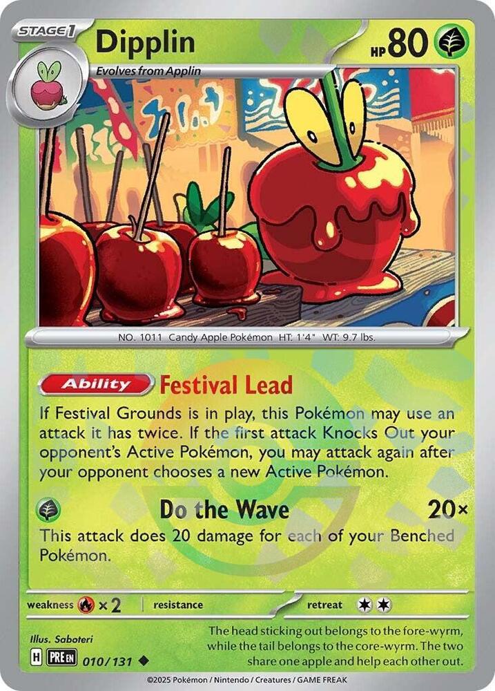 Dipplin (Poke Ball Pattern) - 010/131 - SV: Prismatic Evolutions (PRE)