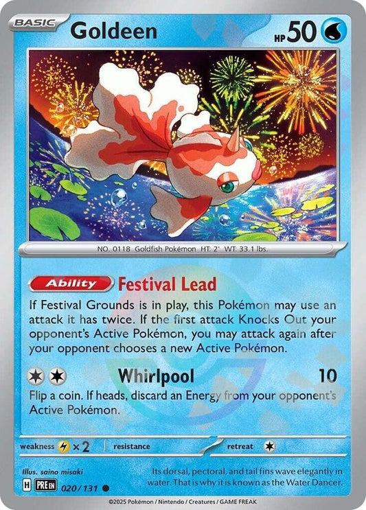 Goldeen (Poke Ball Pattern) - 020/131 - SV: Prismatic Evolutions (PRE)