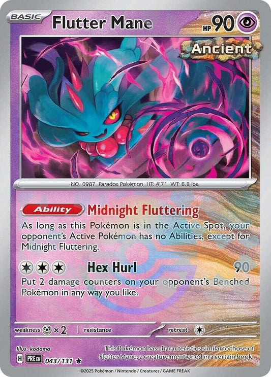 Flutter Mane (Poke Ball Pattern) - 043/131 - SV: Prismatic Evolutions (PRE)