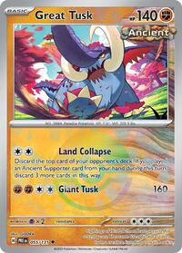 Great Tusk (Poke Ball Pattern) - 055/131 - SV: Prismatic Evolutions (PRE)