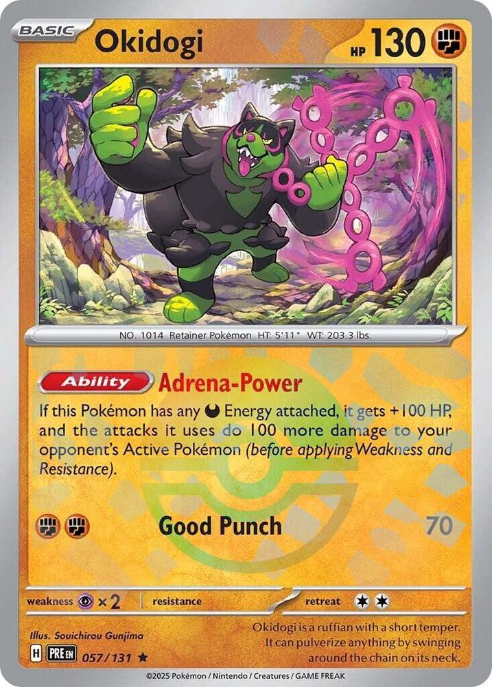 Okidogi (Poke Ball Pattern) - 057/131 - SV: Prismatic Evolutions (PRE)
