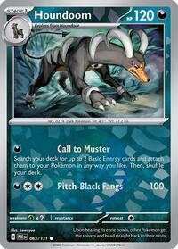 Houndoom (Poke Ball Pattern) - 063/131 - SV: Prismatic Evolutions (PRE)