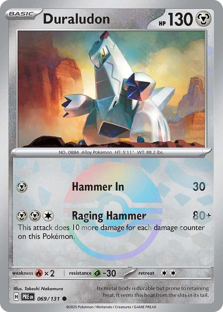 Duraludon (Poke Ball Pattern) - 069/131 - SV: Prismatic Evolutions (PRE)