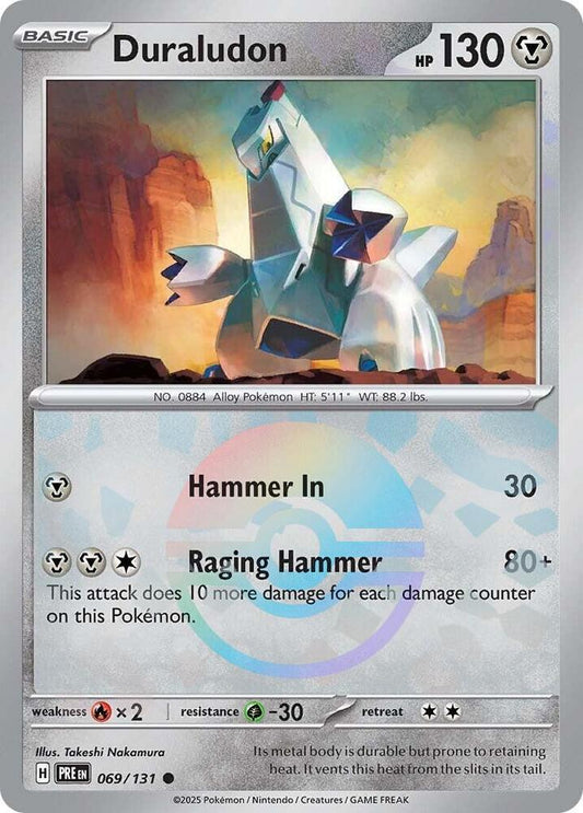 Duraludon (Poke Ball Pattern) - 069/131 - SV: Prismatic Evolutions (PRE)