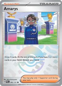 Amarys - 093/131 (Poke Ball Pattern) - SV: Prismatic Evolutions (PRE) - Common