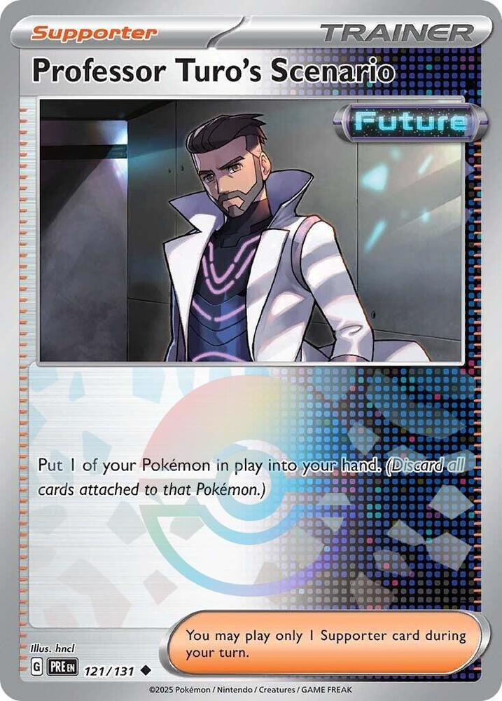 Professor Turo's Scenario (Poke Ball Pattern) - 121/131 - SV: Prismatic Evolutions (PRE)
