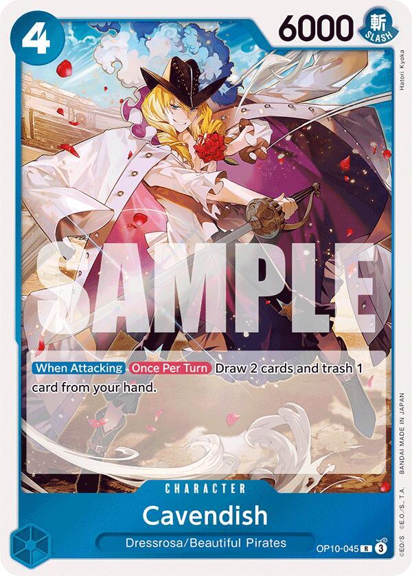 Cavendish (045) - OP10-045 - Royal Blood (OP10) - Foil - One Piece TCG Card